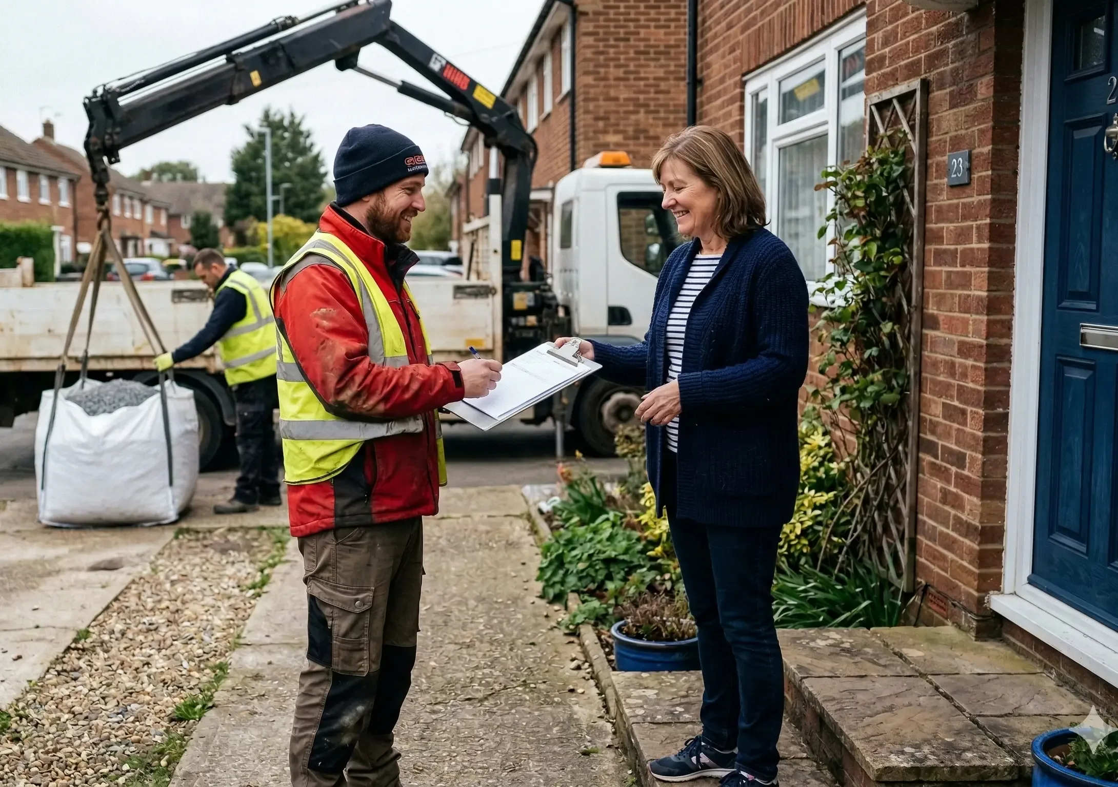 Professional construction logistics and aggregate supply for domestic building projects.